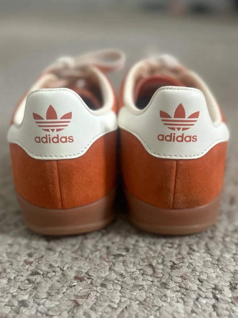 Adidas Gazelle Sneakers Orange Men’s Size 8